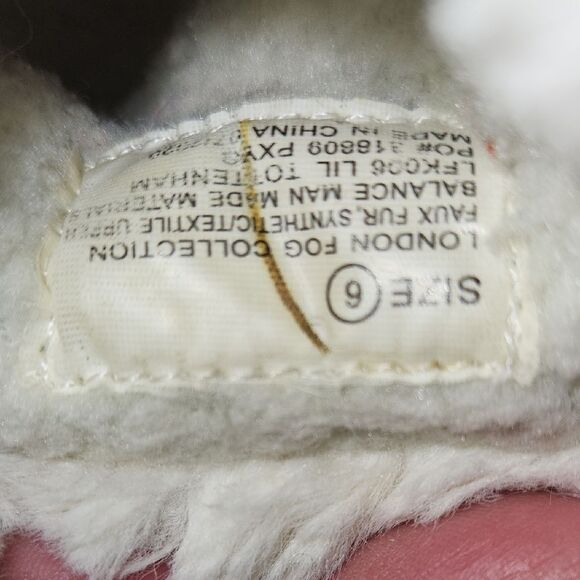 London Fog Pink Tan Black Snow Boots Child Waterproof Winter Boot Girls 6 - Picture 8 of 8